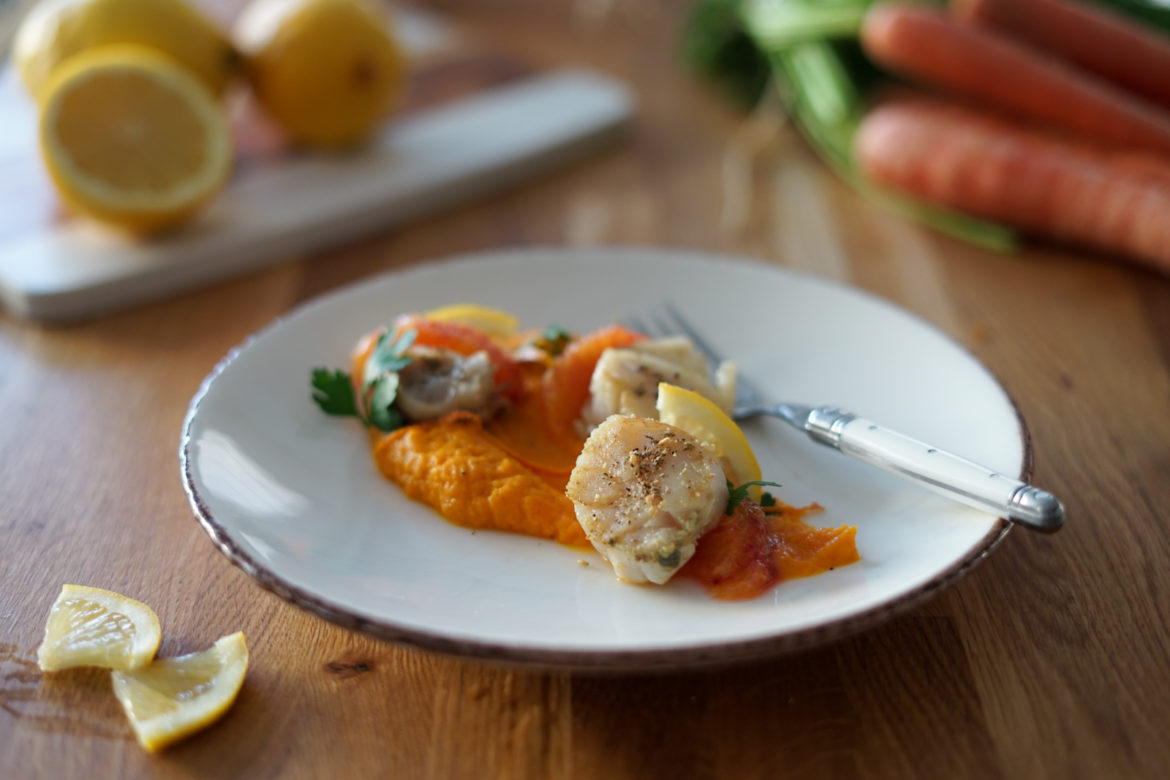 Recette Saint Jacques Carottes Orange Recette Saint Jacques Carottes Orange