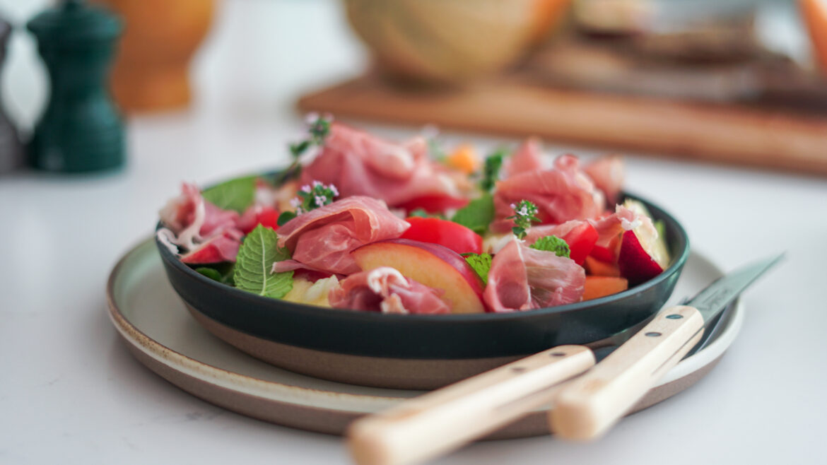 Recette Prosciutto Salade Melon Nectarines 3 Recette Prosciutto Salade Melon Nectarines 3