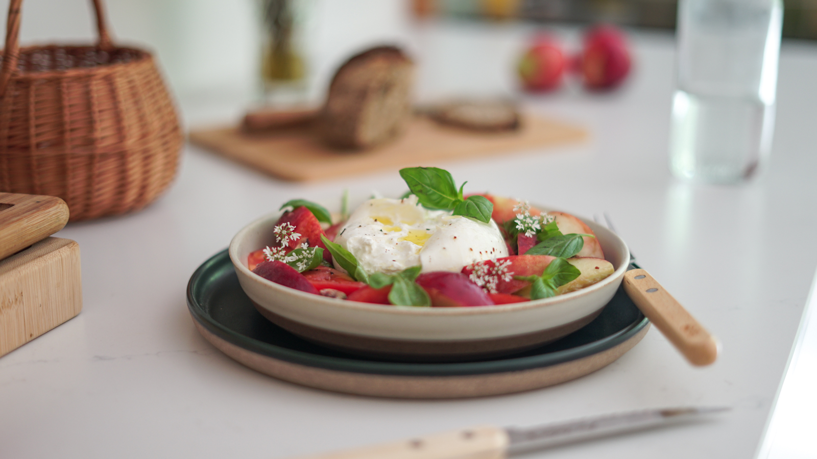 Recette Salade Nectarine Burrata Cora 3 Recette Salade Nectarine Burrata Cora 3