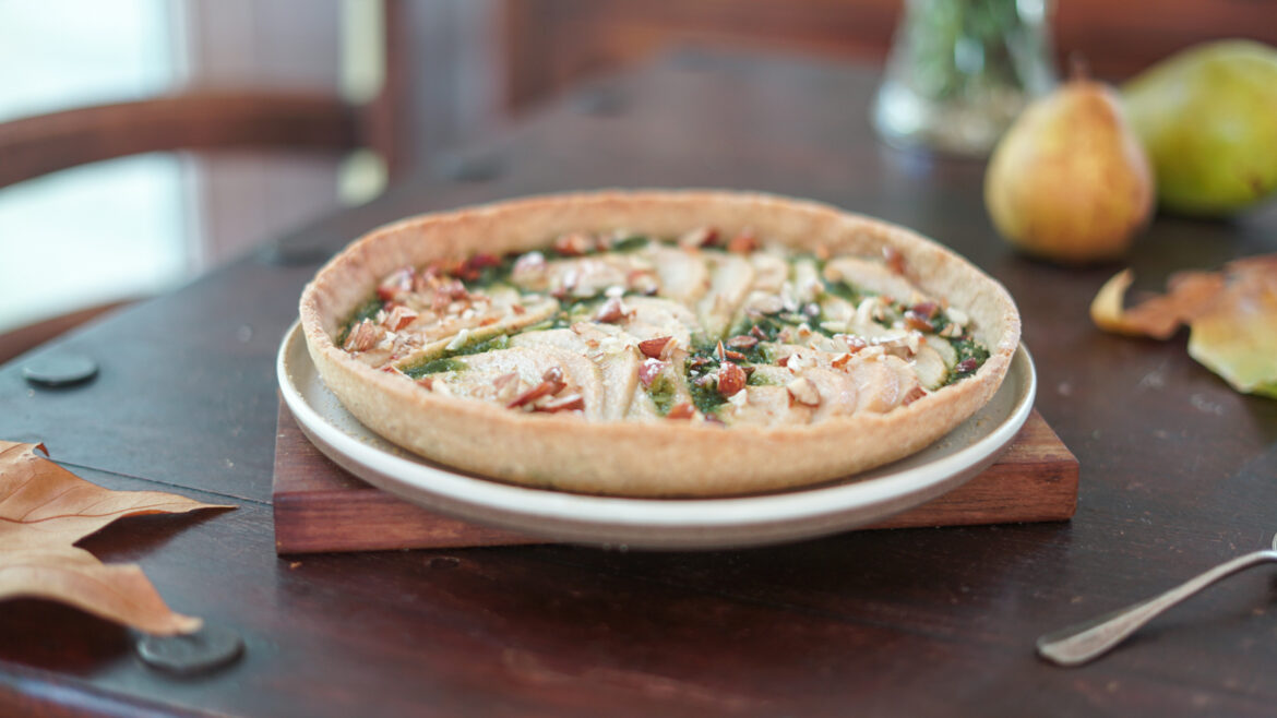 Recette Tarte Poire Cresson Amandes 8 Recette Tarte Poire Cresson Amandes 8