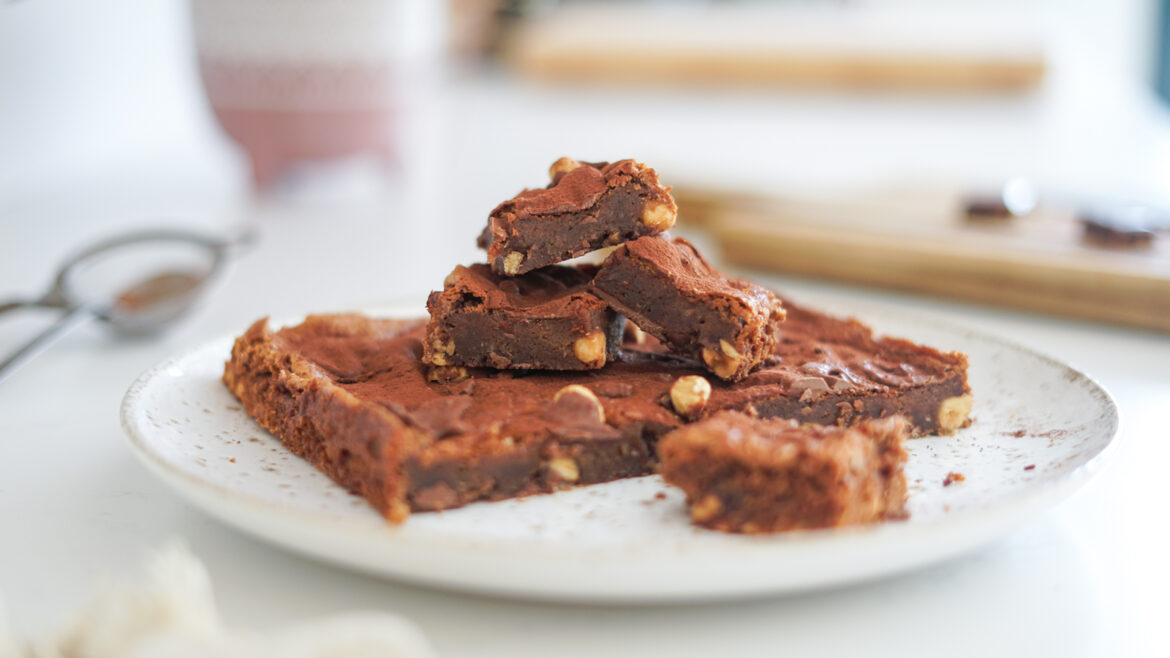 Recette Brownie Chocolat Lait Noisettes 3 Recette Brownie Chocolat Lait Noisettes 3