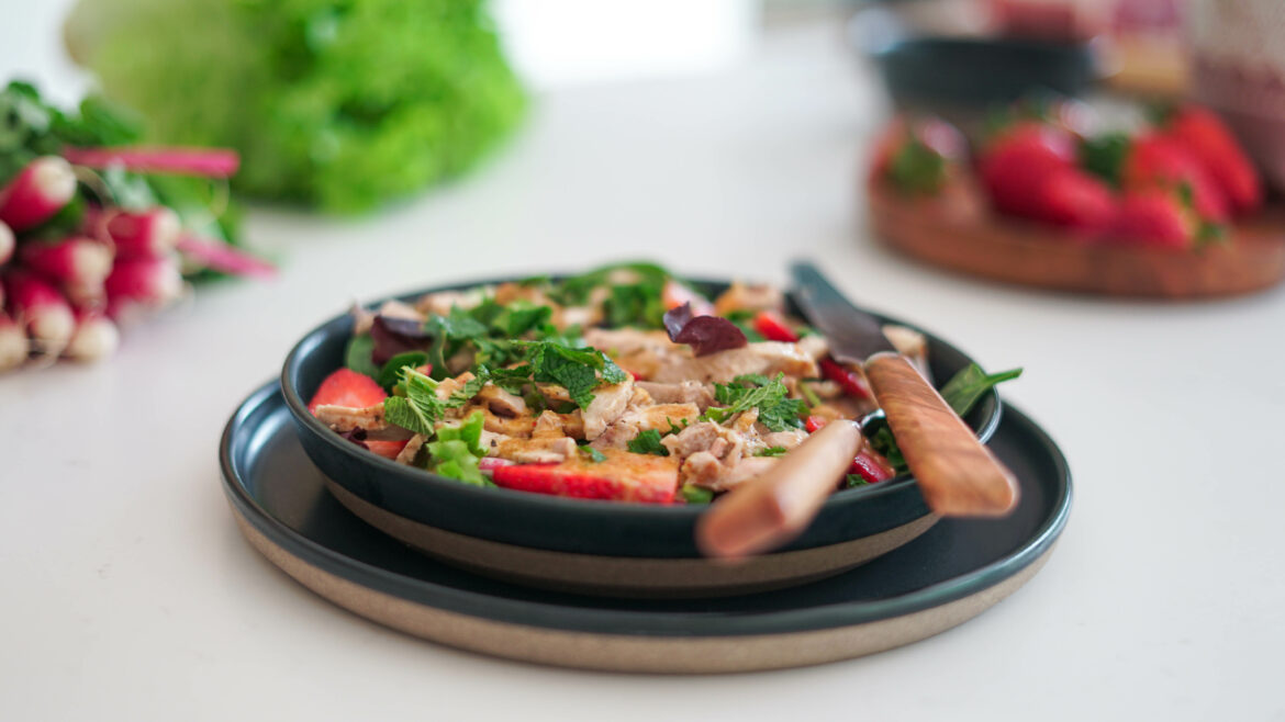 Recette Salade Porc Fraises 8 Recette Salade Porc Fraises 8